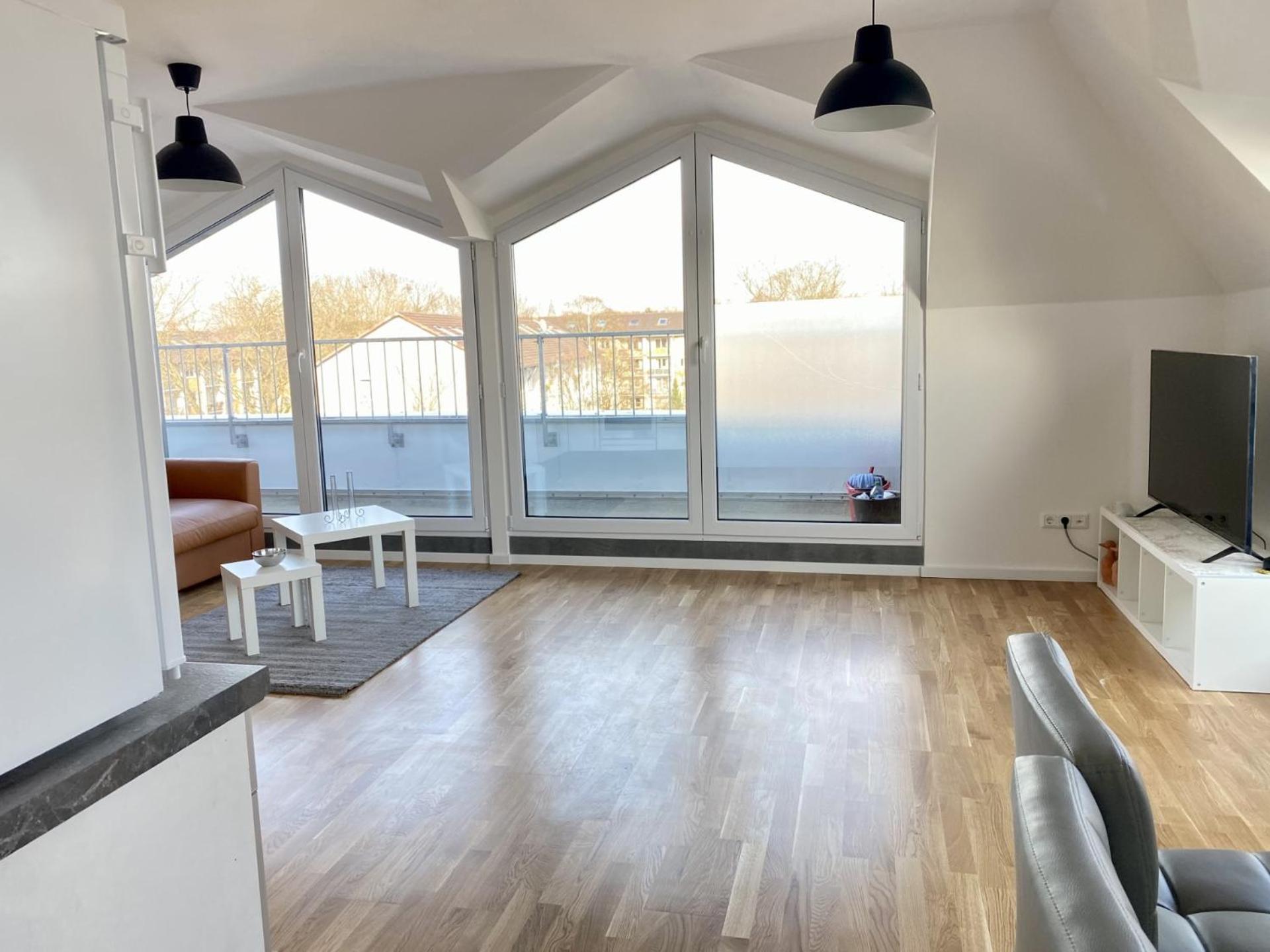 Schoenes Erwachen Im Frankfurter Penthouse فرانكفورت المظهر الخارجي الصورة